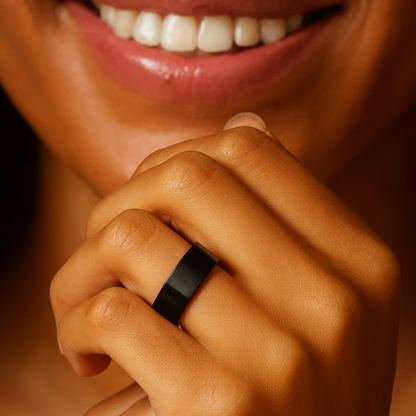 Anillo Magnético Calma™ – Negro Elegancia