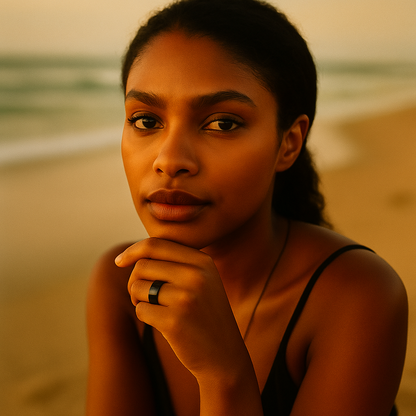 Anillo Magnético Calma™ – Negro Elegancia