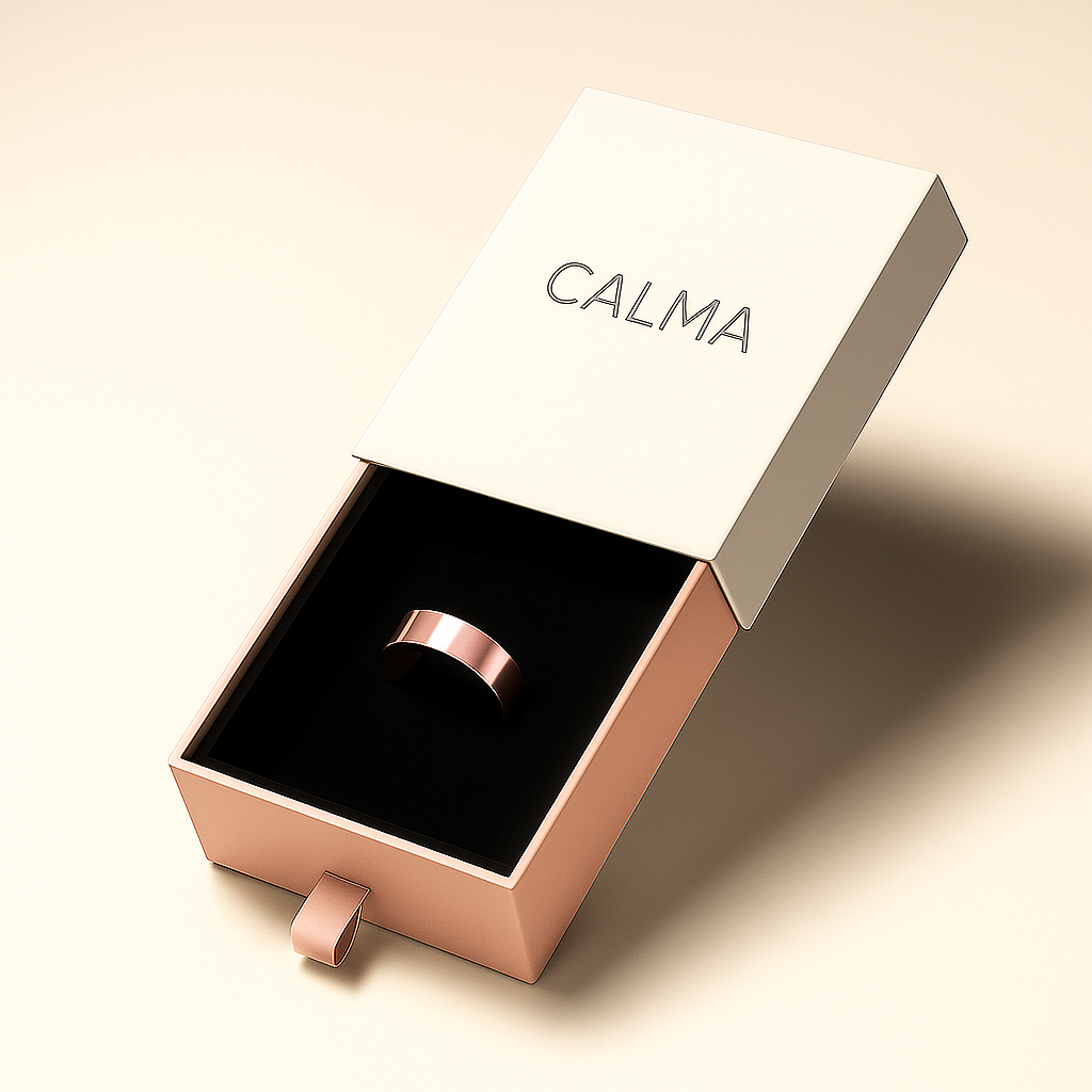 Anillo Magnético Calma™ – Oro Rosa Elegancia