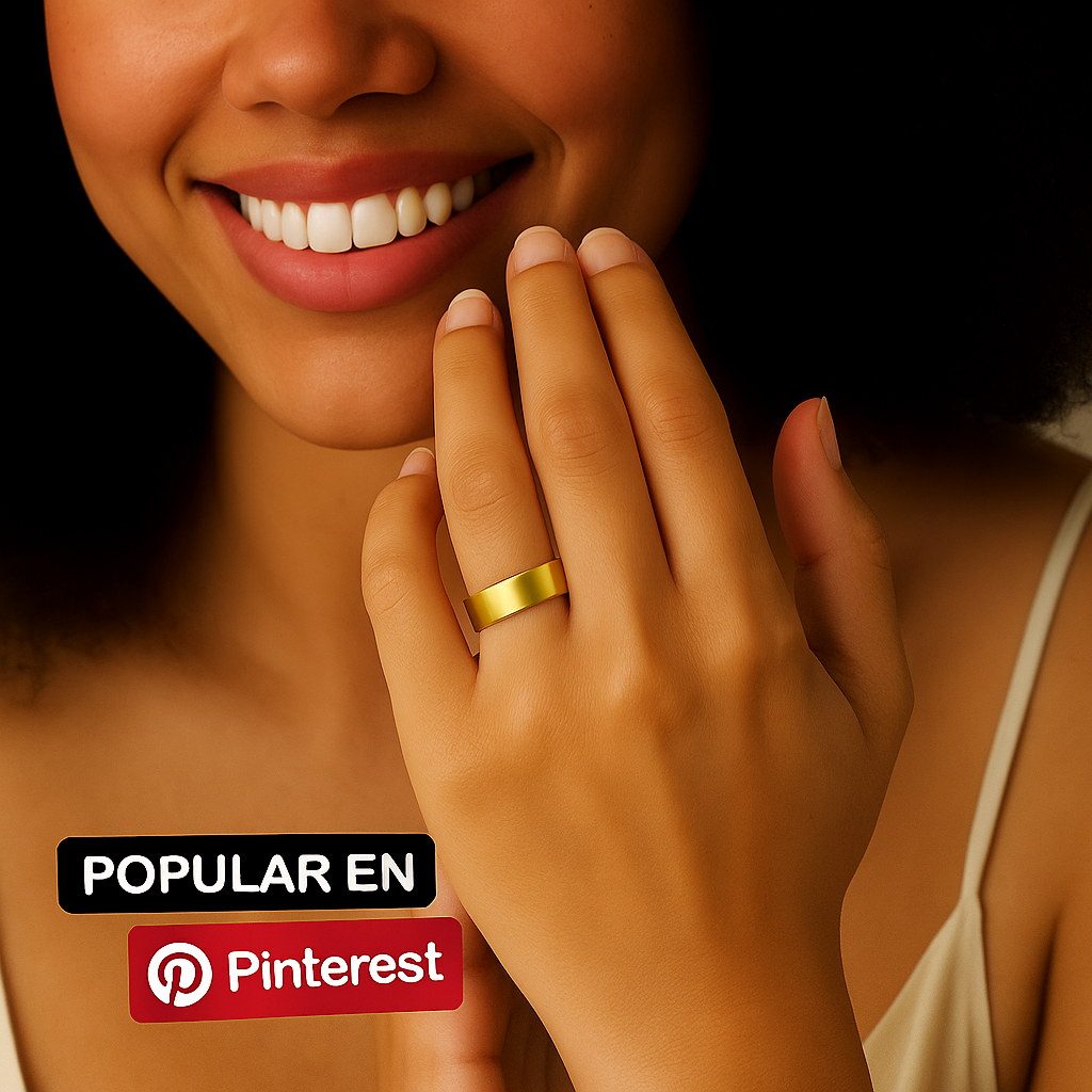 Anillo Magnético Calma™ – Oro Ámbar 18K