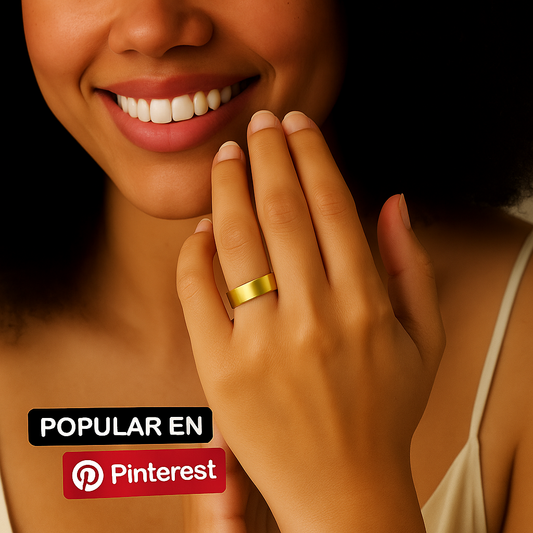 Anillo Magnético Calma™ – Oro Ámbar 18K