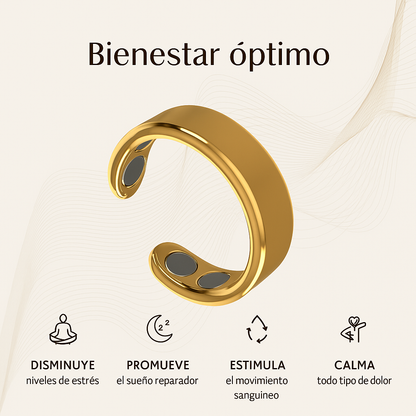 Anillo Magnético Calma™ – Oro Ámbar 18K