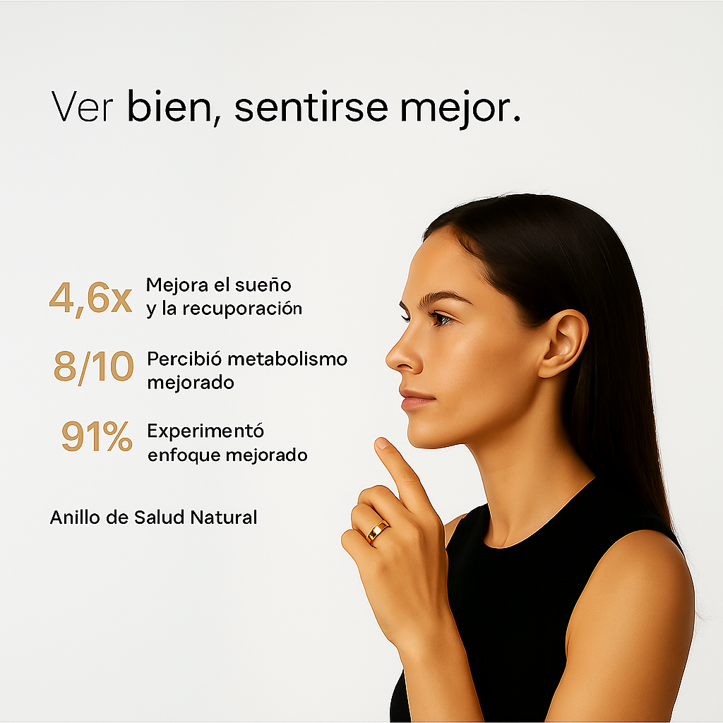 Anillo Magnético Calma™ – Oro Ámbar 18K