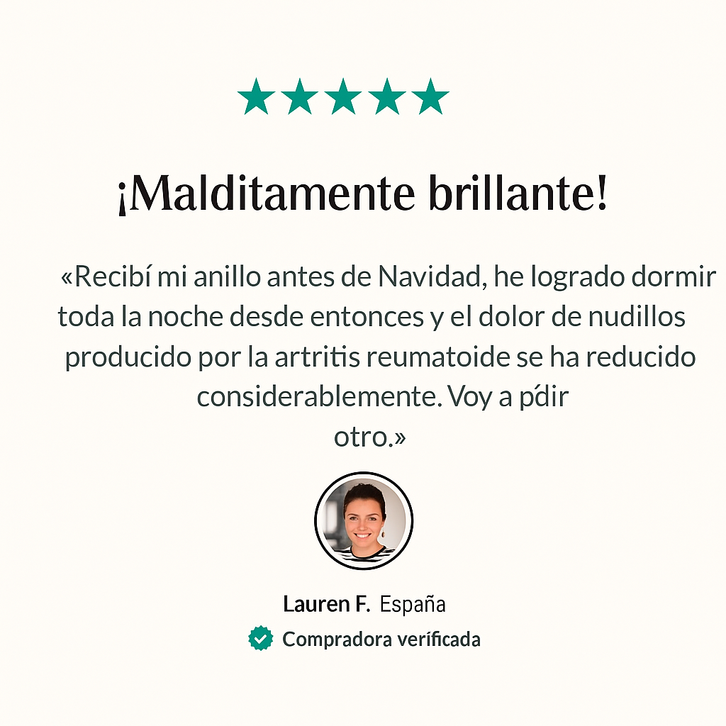 Anillo Magnético Calma™ – Negro Elegancia