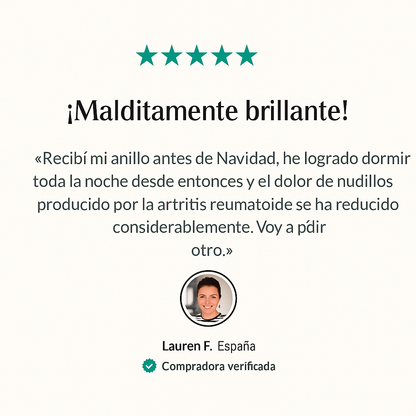 Anillo Magnético Calma™ – Oro Ámbar 18K