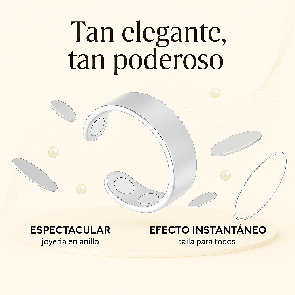 Anillo Magnético Calma™ – Acero Inoxidable Premium