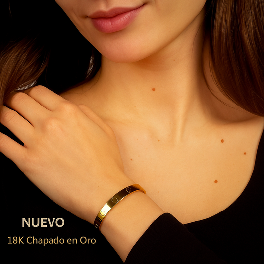 Pulsera MagnéticaCalma™ – Oro Ámbar